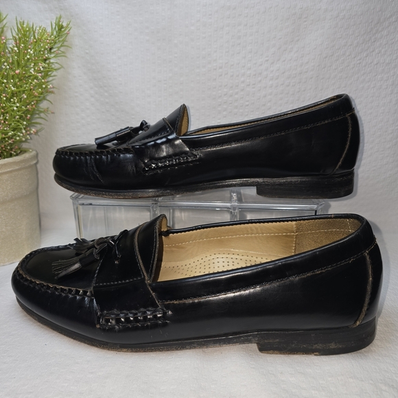 Cole Haan Black Tassel Loafers for Men Dressy Size 9 Euc - Picture 3 of 10